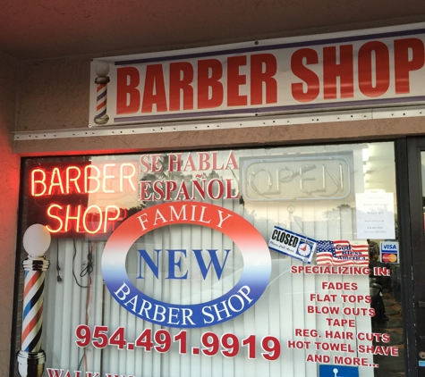 New Family Barber Shop - Oakland Park, FL. Friendly, Fast! Great Haircut!����