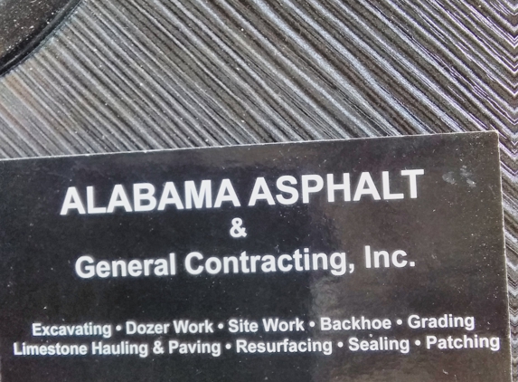 Alabama Asphalt And General Contracting Inc - Semmes, AL. 251-454-9019