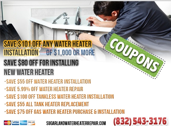 Sugar Land Water Heater Repair - Sugar Land, TX