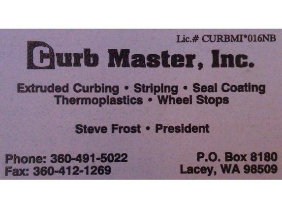 Curb Master, Inc. - Olympia, WA