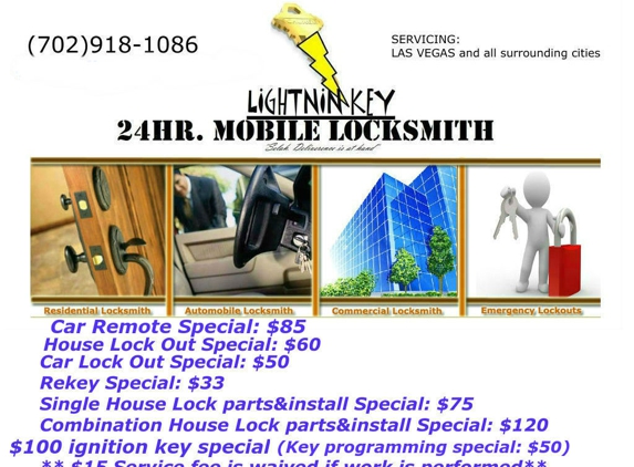 Lightnin Key Locksmith - Las Vegas, NV