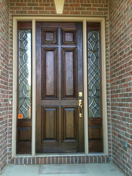 Powell's Home Improvement - Hopkinsville, KY. Heather and Jeff Carrs front door.