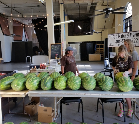 Farmers Public Market - Oklahoma City, OK. Watermelons from G&Js