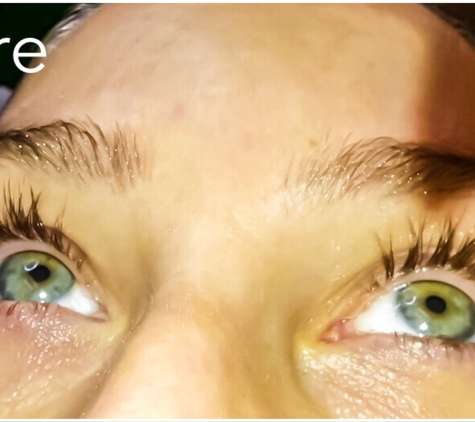 Donna Skin & Body Care - Philadelphia, PA. before lash lift and tint