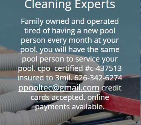 Pool tec pool & spa service inc. - San Dimas, CA