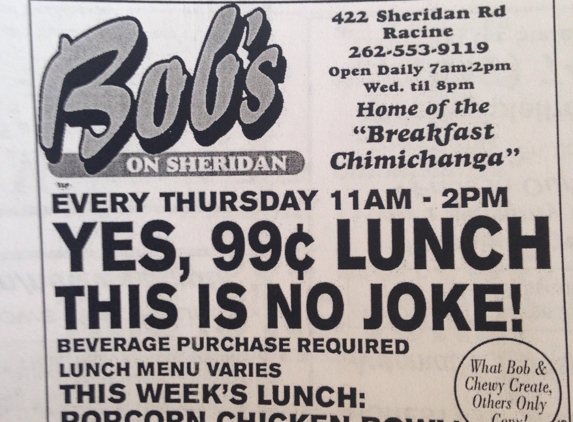 Bob's On Sheridan - Racine, WI