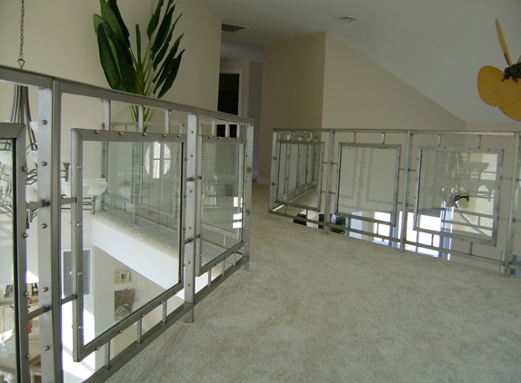 Capozzoli Stairworks - Croydon, PA. Glass railing