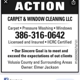 Action carpet and window cleaning