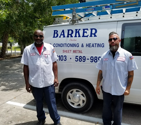 Barker Air Conditioning & Heating - Vero Beach, FL. New A/C unit at William E. Lewis Jr. & Associates in Vero Beach, Florida.