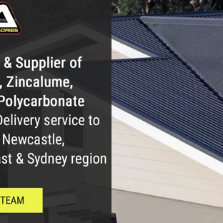 Angels Roofing Accessories - Tuggerah, NSW. Manufacturer & Supplier of all Colorbond, Zincalume, Fibreglass & Polycarbonate Roof Sheets