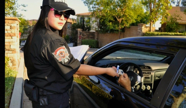 Shadow Guardian Private Protection - Rancho Cucamonga, CA. Officer Des providing Security Point Checks for the gated community. 