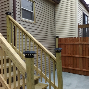 Tyrese Decorating - Chicago, IL. Finish deck siding and fence