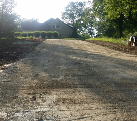 Arnold Asphalt - Bloomington, IN. New sub base graded,  prepped and ready for asphalt overlay.