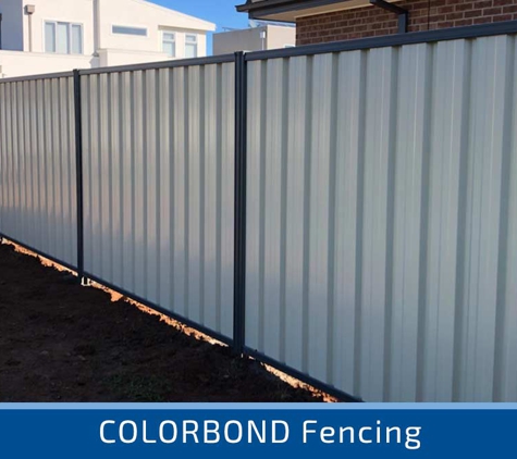 Blue Sovereign Fences & Gates. Colorbond Fencing