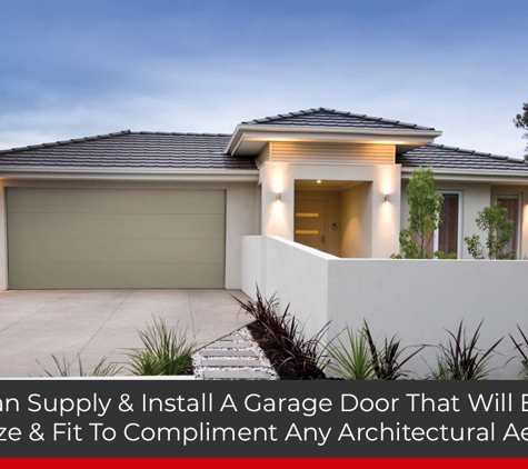 Garage Door Solutions Tas - Prospect, TAS. We Can Supply & Install A Garage Door That Will Be The Exact Size & Fit To Compliment Any Architectural Aesthetics