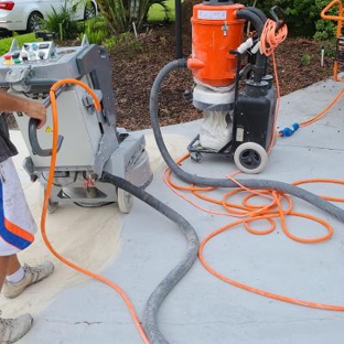 Bailey's Pressure Cleaning - Venice, FL. Grind that old paint or stain off that concrete. leave it clean and smooth