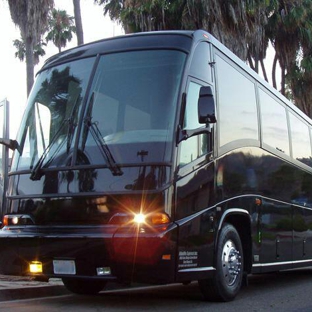 Price 4 Limo & Party Bus, Charter Bus. black charter buses