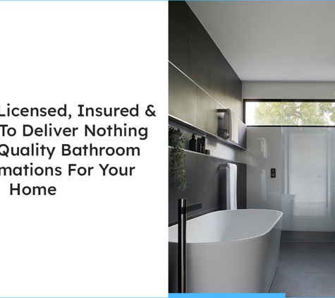 Aussie Bathroom Services. We Are All Licensed, Insured & Equipped To Deliver Nothing Less But Quality Bathroom Transformations For Your Home