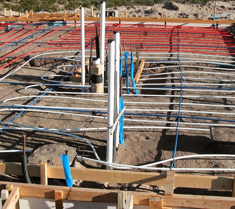 Sun & Earth Construction - Las Cruces, NM. Radiant Heating and Cooling