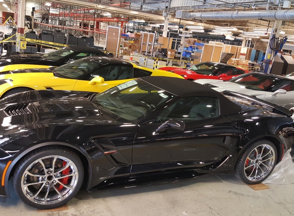 Lou LaRiche Chevrolet - Plymouth, MI. Inside and Covered for the snowy season!!