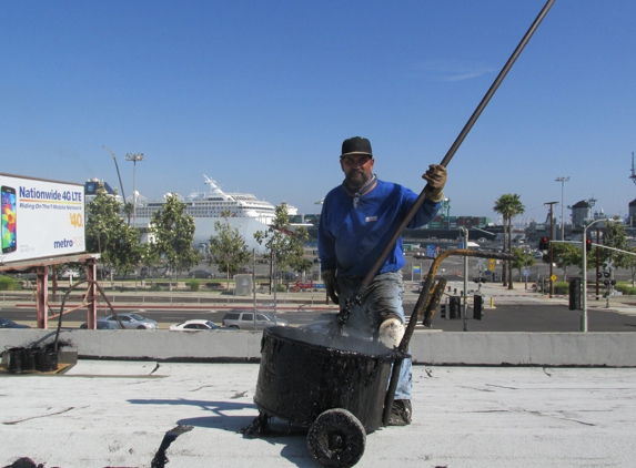 Bay Harbor Roofing & Waterproofing - San Pedro, CA. Hot Mop Flat Roofs