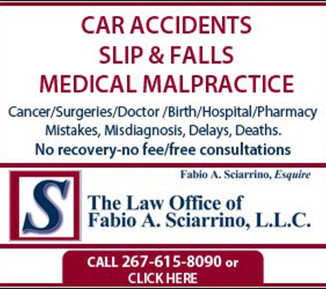 The Law Office of Fabio A. Sciarrino, LLC - Jenkintown, PA