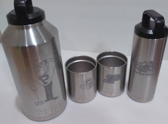 AIRFORCE, INC  Glass, metal and stone etching and blasting services - Largo, FL. etched Yeti products