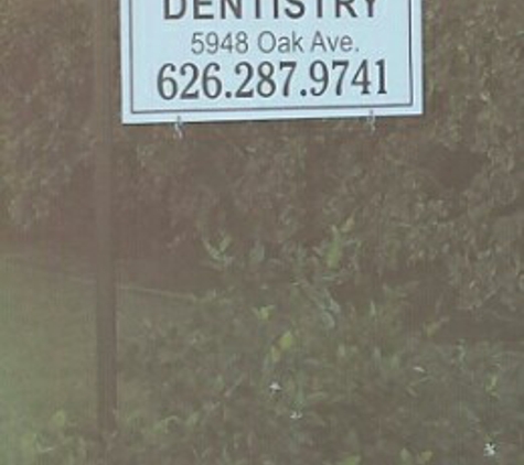 Patel, Madhukar K, DDS - Temple City, CA. Business sign