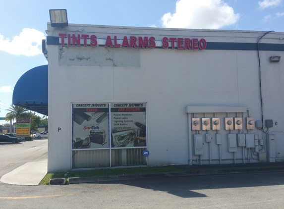 CI window tints and electronics - Miami, FL. CI window Tint.