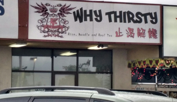 Why Thirsty - San Gabriel, CA. From the parking lot