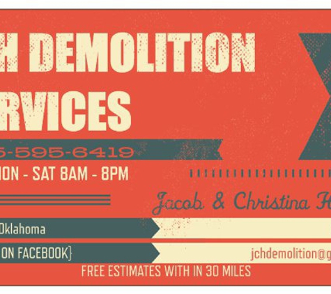 JCH DEMOLITION SERVICES - McLoud, OK