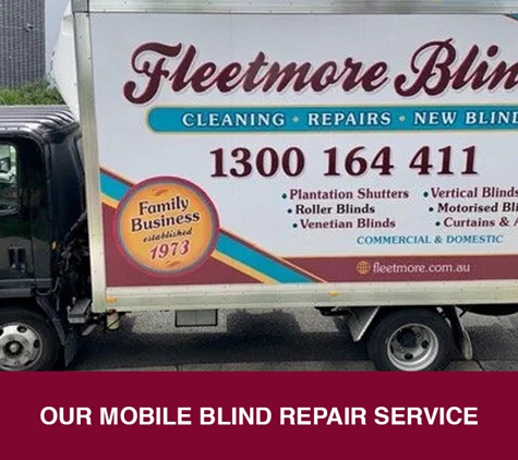 Fleetmore Blinds - Hurstville, NSW. Our Mobile Blind Repair Service