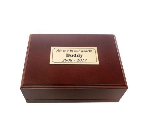 Newcastle & Hunter Pet Crematorium Bobs Farm - Bobs Farm, NSW. Wooden Box - Perfect For Pet's Ashes