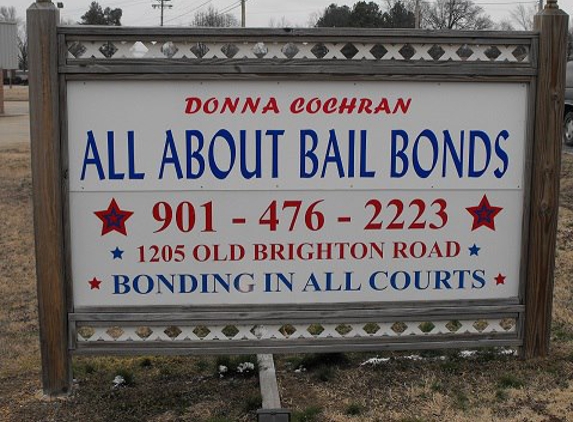 ALL ABOUT BAIL BONDS, Donna Cochran - Covington, TN