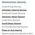 Carpet Cleaning Sienna Plantation