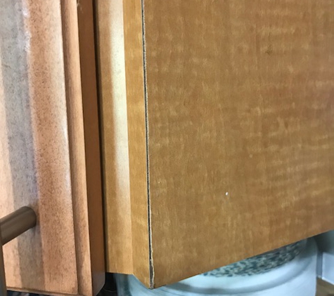 Fascinating Cabinet MFG INC - Hialeah, FL. LAMINATE PEELING