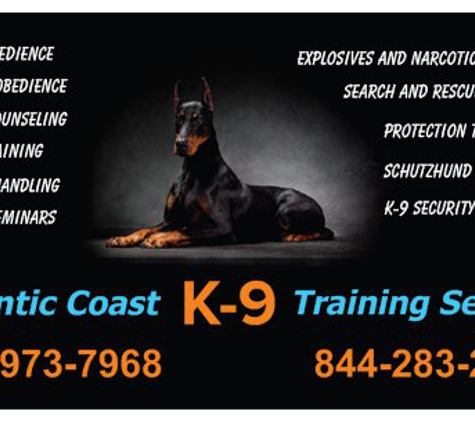 Atlantic Coast K-9 Training Service - Charlottesville, VA