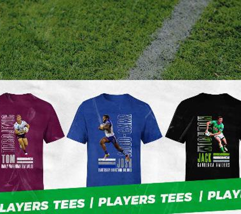 Jerseys Megastore - Fyshwick, ACT. NRL Players Tees