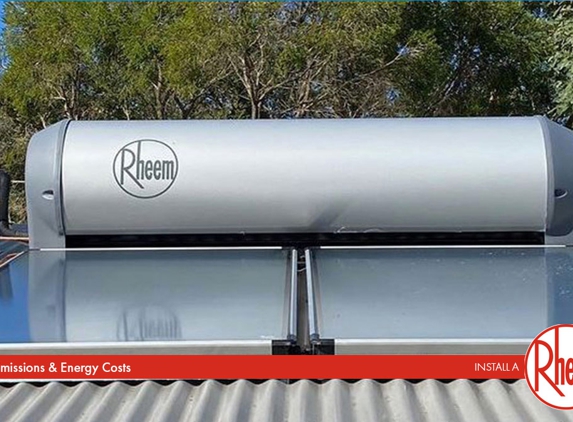 Rheem. Our solar range