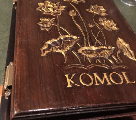 Komol Restaurant - Las Vegas, NV. Creative classic menu