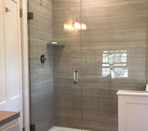 Knoxville Tub to Shower Conversions - Knoxville, TN. Marina Grey Tub to shower Conversion