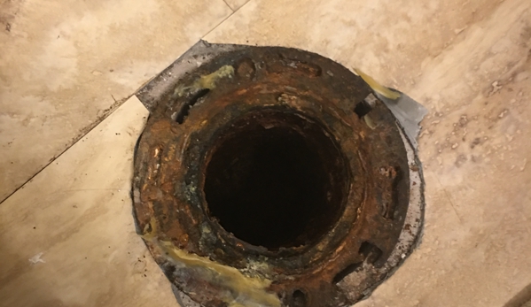 Absolute Home Renovations - N Royalton, OH. Had to remove toilet because Anthony hartman of Absolute Home Renovations never replaced broken flange, toilet not bolted down and leaked