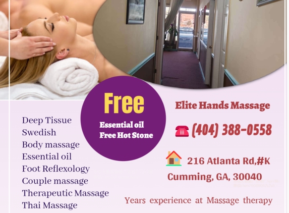 Elite Hands Massage - Cumming, GA