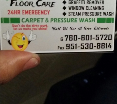 Green's Floor Care Carpet & Power Washing