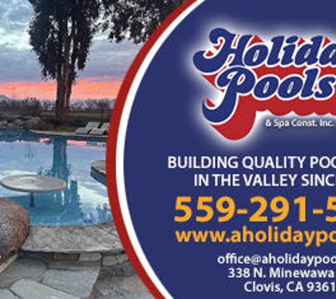 Holiday Pools & Spa Construction - Clovis, CA