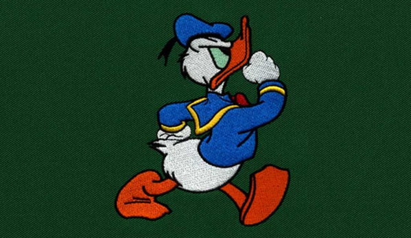 DigitEMB - Richmond Hill, NY. Donald Duck Embroidery Design  - DigitEMB