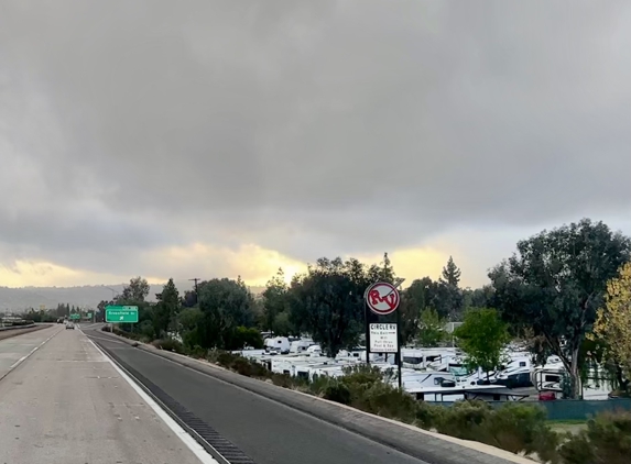 Circle RV Resort - El Cajon, CA. Jan 5, 2023 as seen from I-8 West