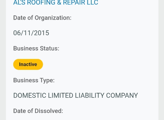 Al's Roofing and Repair - Ypsilanti, MI