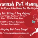 Savannah Pet Nanny - Pet Sitting & Exercising Services