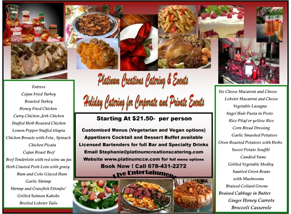 Platinum Creations Catering &Events - Jonesboro, GA